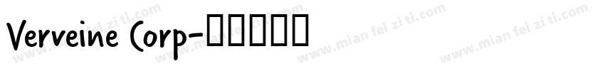 Verveine Corp字体转换